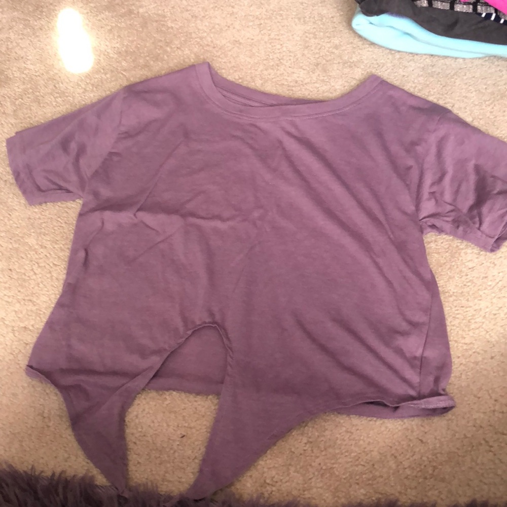 crop top w tie